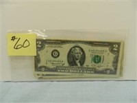 (10) 1976 $2 Fed. Res. Notes - Green Seal
