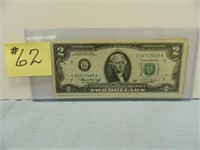 (10) 1976 $2 Fed. Res. Notes - Green Seal