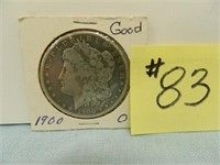 1900o Morgan Silver Dollar - Good