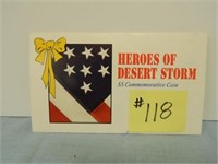 Heroes of Desert Storm $5 Comm. Coins