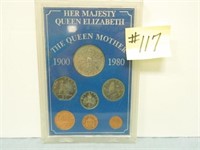 1900-1980 The Queen Mother Coin Set