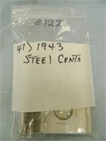 (41) 1943 Steel Cents