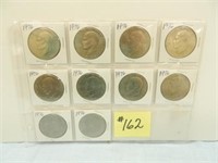 (10) 1976 Bicentennial Ike Dollars