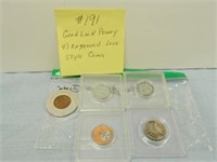 Good Luck Penny, (4) Engraved Live Style Coins