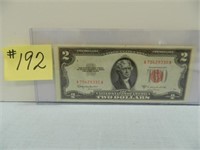 1953c $2 U.S. Note - Red Seal - Crisp