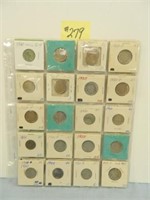 (40) Buffalo Nickels (18) 1920, (2) 20D, (2) 25,