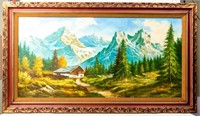 Art Large Mountain Landscape by Edwards