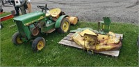 John Deere 110 Mower w/ Tiller & PTO