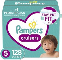 Size 5 128ct Pampers Cruisers Baby Diapers