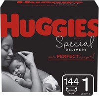Size 1 144ct Huggies Hypoallergenic Baby Diapers