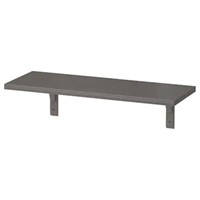 IKEA Dark Gray Bergshult Shelf w/ Brackets