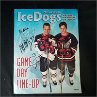 2002 Missisauga IceDogs Autograph program
