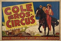 COLE BROS. CIRCUS POSTER