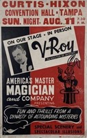 V-ROY MAGIC SHOW WINDOW CARD