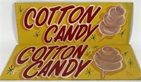 JIM HAND COTTON CANDY VENDING SIGNS