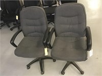 Lot of 2 Office Chairs on Wheels