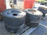 Skid of 4 Skid Loader Tires (5003)
