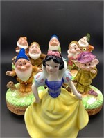 Schmid Snow White & 7 Dwarfs Music Figurines