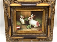Rabbit/Bunny Oil on Canvas