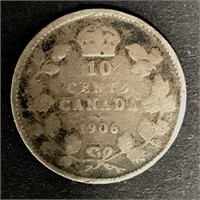 1906 10c Silver