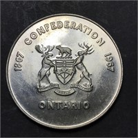 1967 Confederation Ontario Mining Token