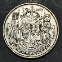 1949 50c SILVER - Canada