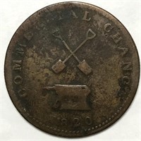 1820 Upper Canada Half Penny Token
