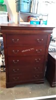 Solid Wood Tall Boy Dresser-A