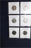 Uncirculated Jefferson nickels