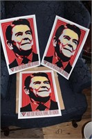 Lot of 3 Ronald Reagan posters