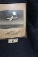 Framed Bell X-1 US Air Force Supersonic
