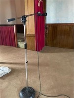 Mic stand w/ microphone & cord