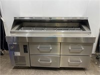 Randell 72" 4 Drawer Refrigerated Prep Table