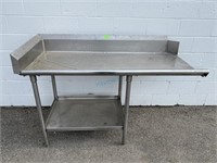 Stainless Steel L/H Dishwasher Clean Table - 62"