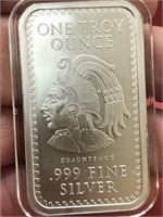 1oz 999 fine silver bar