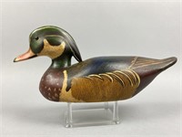 Wood Duck Drake Decoy by Unknown Carver