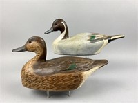 Dennis & Shirley Edwards Pr of Pintail Duck Decoys