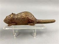 Chipmunk Spearing Decoy by Unknown Carver