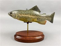 Rainbow Trout Fish Spearing Decoy by Unknown Carve