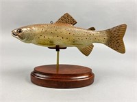Brown Trout Fish Spearing Decoy by Unknown Carver