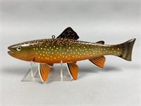 W.J. Dougherty Brook Trout Fish Spearing Decoy
