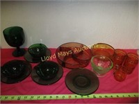 Amber Glass / Oatmeal Glass / Vaseline Glass