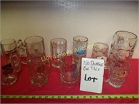 10pc Beer & Brewery Advertising Mugs & Glasses