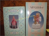 2pc Madame Alexander Music Box Figurines