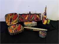 19 pcs Clay Art ‘Cayenne’ Serving Set