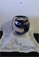 Cat Face Vase signed ‘North Eagle’