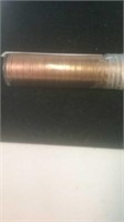 Roll of 1968 D uncirculated pennies