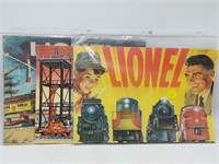 1950s Lionel train sales brochures