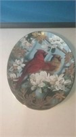 The Franklin Mint blossoming Harmony Cardinal