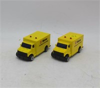 2 miniature delivery vans home hardware